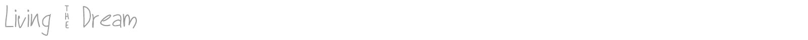 Living the Dream font preview